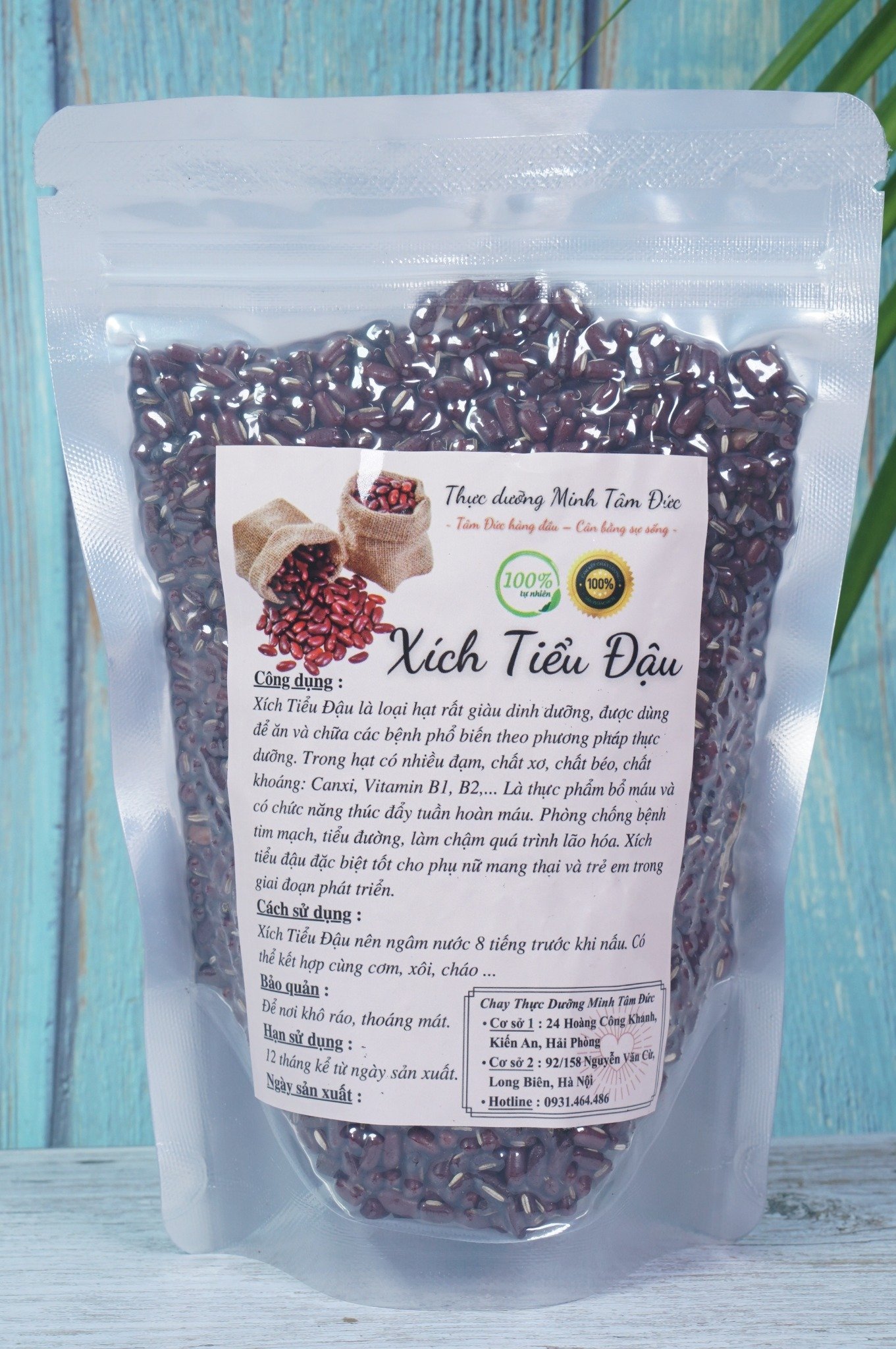 Hạt Xích Tiểu Đậu Việt túi 500g