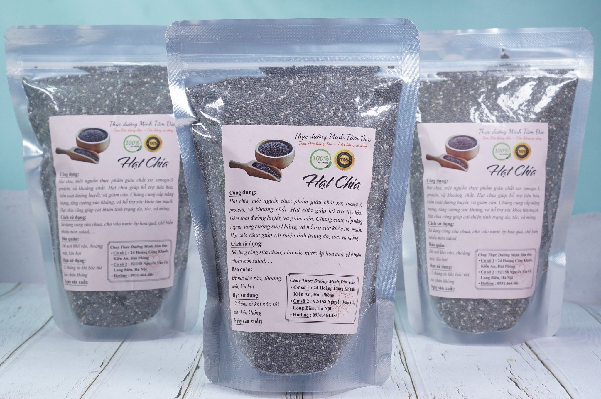 Hạt Chia Úc túi 500g