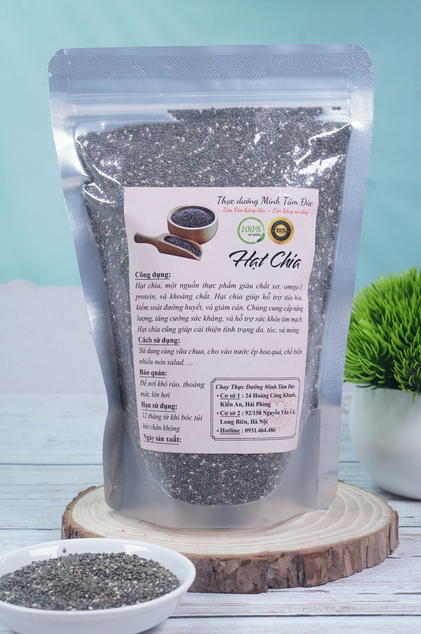 Hạt Chia Úc túi 500g