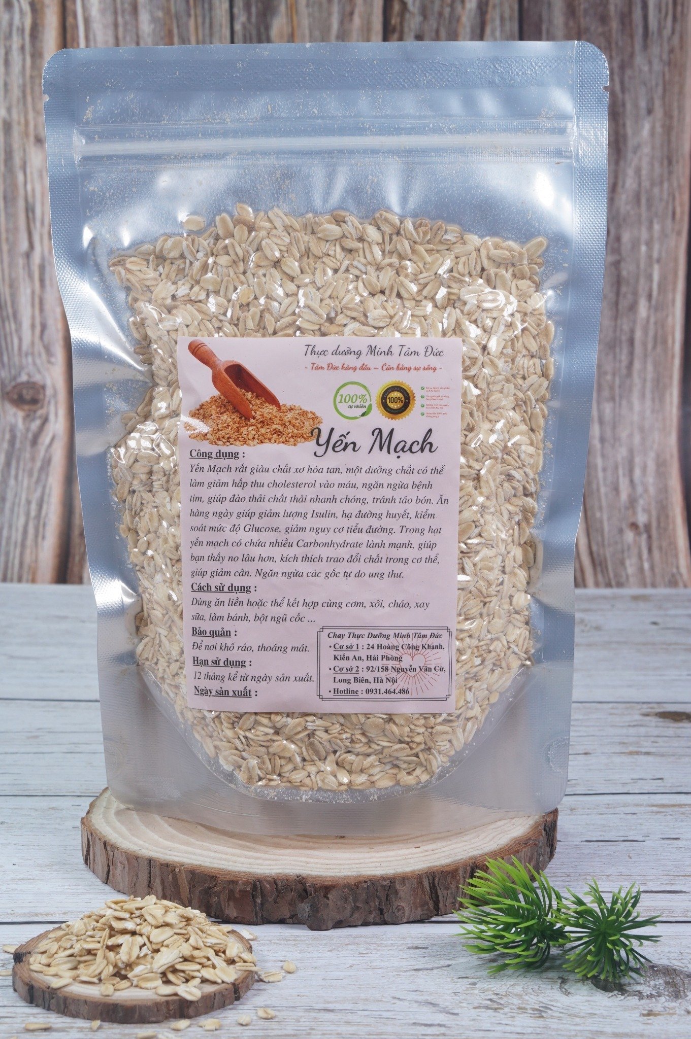 Hạt Yến Mạch Úc túi 500g