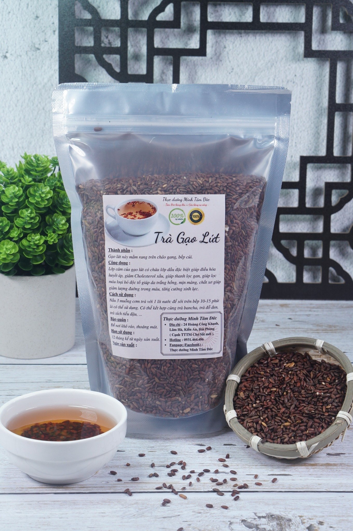 Trà Gạo Lứt túi 1kg