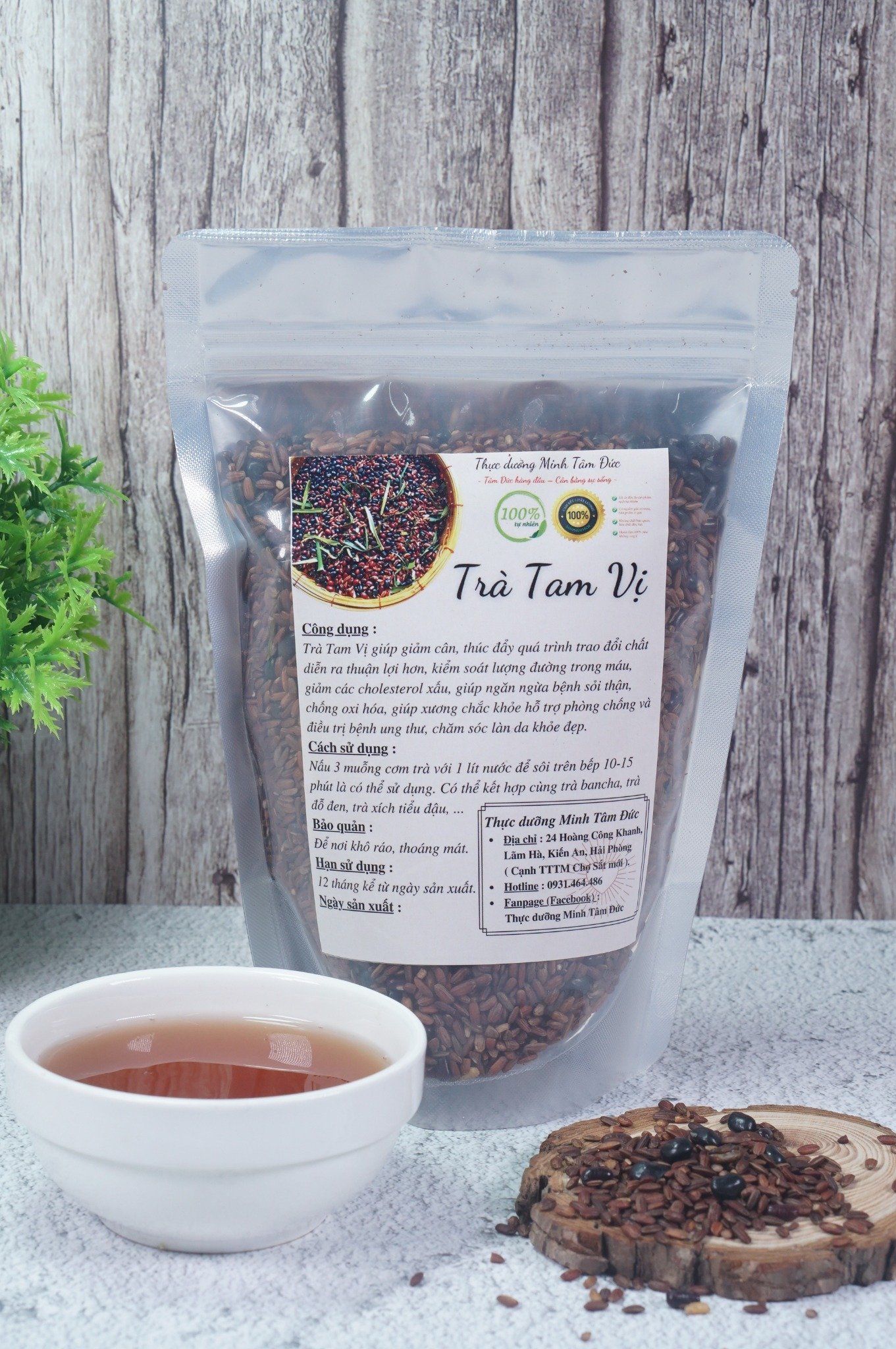 Trà Tam Vị túi 500g