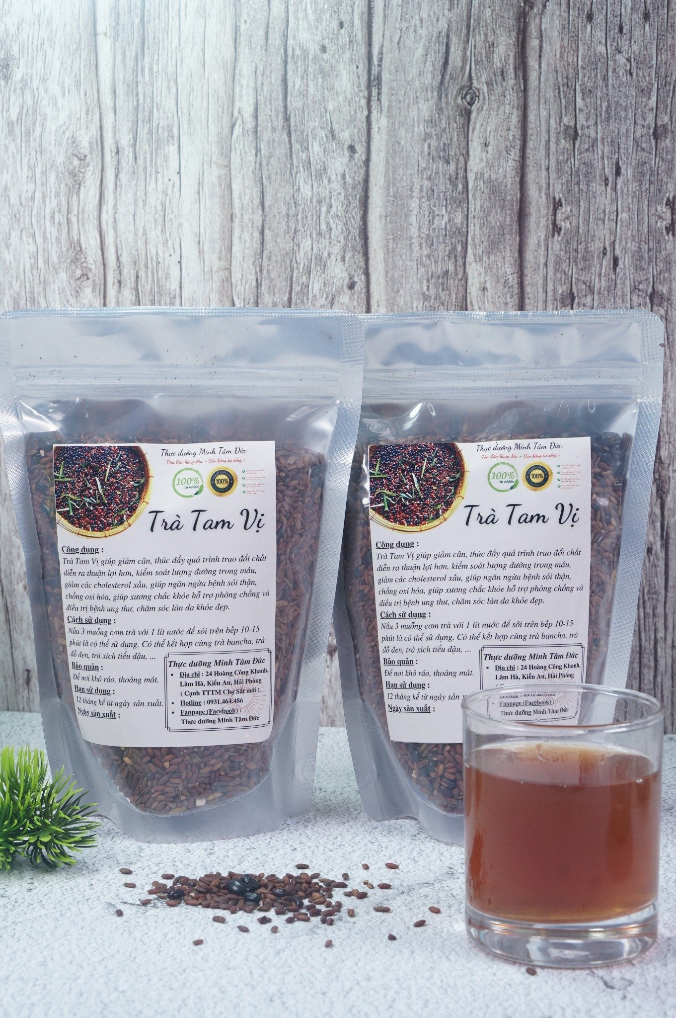 Trà Tam Vị túi 500g