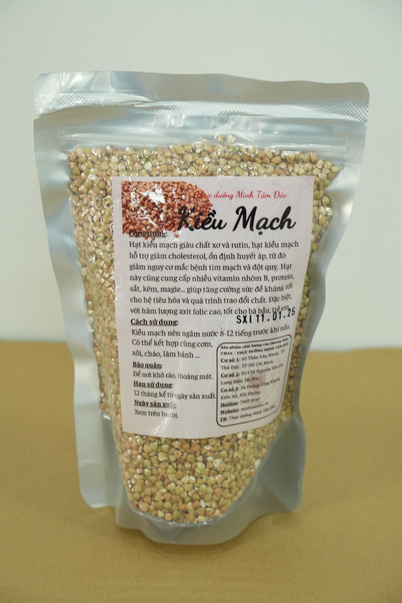 Hạt Kiều Mạch Ấn Độ túi 500gr