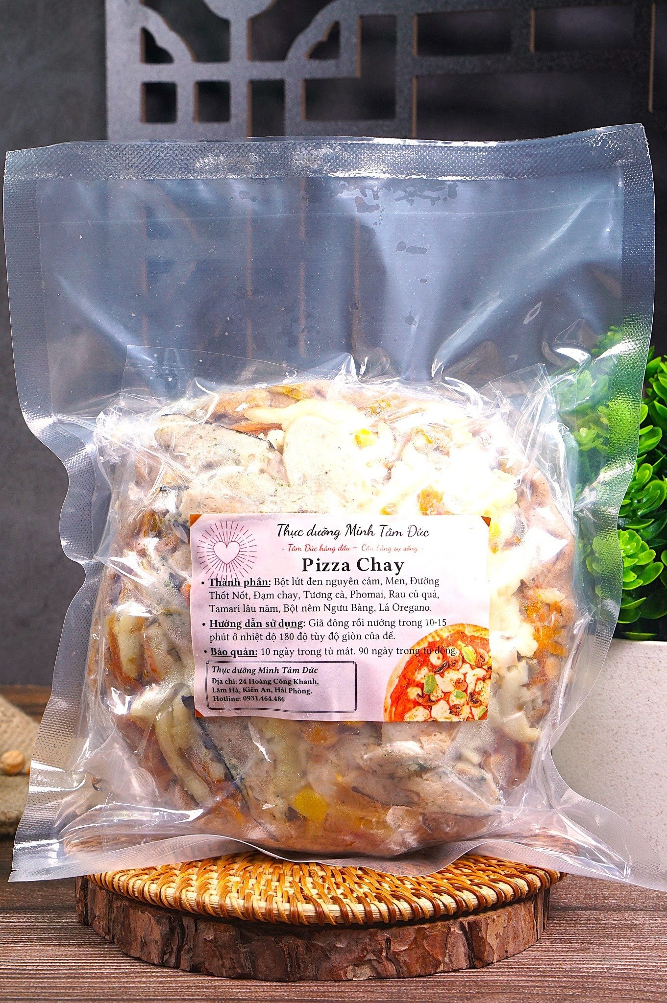 Pizza Chay Thuần Lành Set 3 Chiếc 15cm