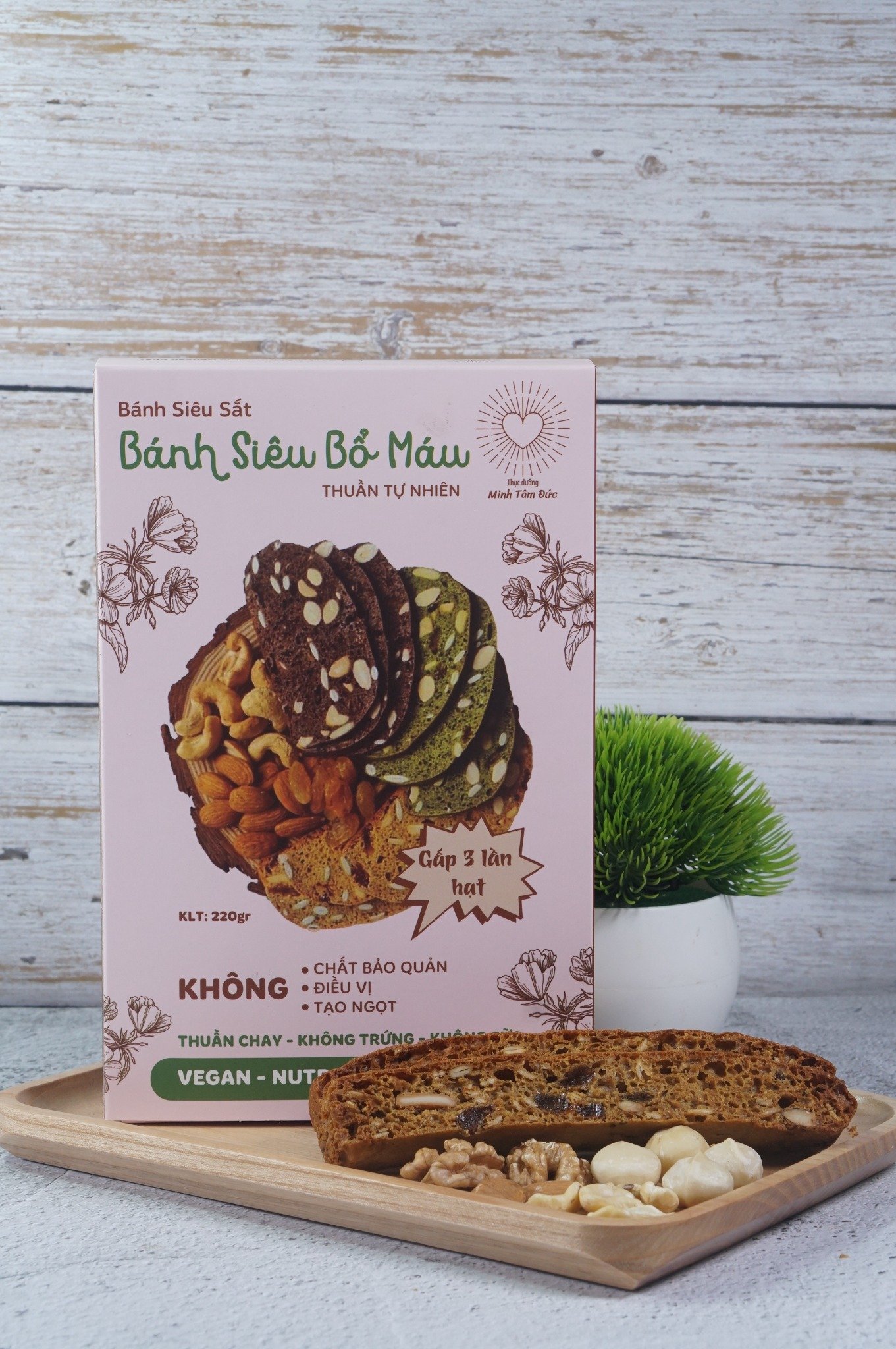 Bánh Siêu Sắt Siêu Bổ Máu Vị Cam hộp 220g