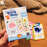  Thẻ học thông minh Mini Flashcard song ngữ Anh - Việt nhiều chủ đề cho bé 