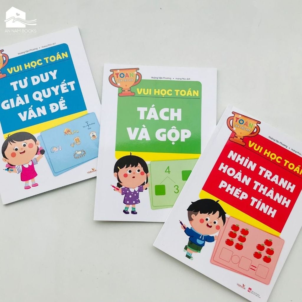  Sách cho bé - Vui Học Toán (Bán lẻ ) - Dành cho trẻ từ 4 tuổi 
