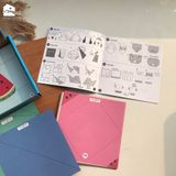  Bộ cắt giấy thủ công đa kĩ năng: cắt, dán, gấp giấy Lalala baby TAY KHÉO NÃO TINH - FINE MOTOR SKILLS 