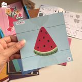  Bộ cắt giấy thủ công đa kĩ năng: cắt, dán, gấp giấy Lalala baby TAY KHÉO NÃO TINH - FINE MOTOR SKILLS 