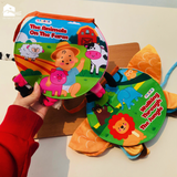  Đồ chơi vải The animals on the farm Lalala Baby đa tương tác lật mở sột soạt thú vị cho trẻ 0 - 5 tuổi 