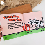  Sách Ehon - Combo 10 cuốn Hình khối, Màu sắc, Cáo Ken 