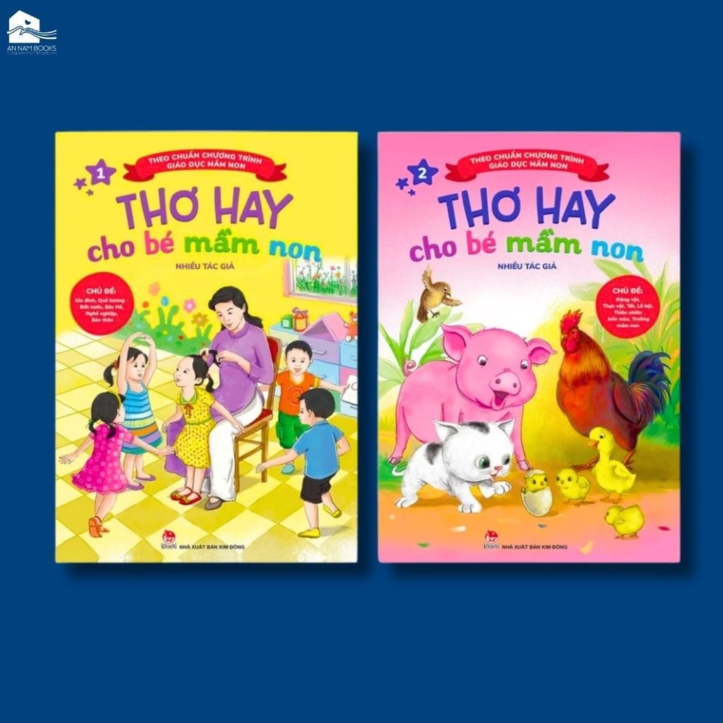  Sách - Combo Thơ hay cho bé mầm non (combo 2 quyển) 