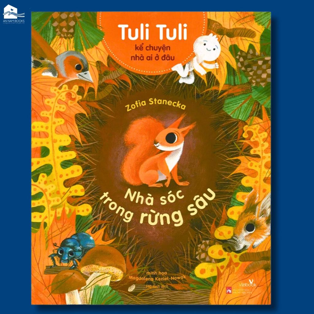  Sách cho bé - Tuli Tuli Kể Chuyện Nhà Ai Ở Đâu - Sách tranh - Tác giả Zofia Stanecka ( Bán lẻ ) 