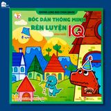  Sách cho bé - Bóc Dán Thông Minh Rèn Luyện IQ - Sách tương tác - Bông Hoa Đỏ BANGSON - Dành cho trẻ 2+( Bán lẻ ) 