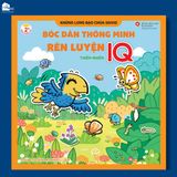  Sách cho bé - Bóc Dán Thông Minh Rèn Luyện IQ - Sách tương tác - Bông Hoa Đỏ BANGSON - Dành cho trẻ 2+( Bán lẻ ) 
