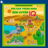  Sách cho bé - Bóc Dán Thông Minh Rèn Luyện IQ - Sách tương tác - Bông Hoa Đỏ BANGSON - Dành cho trẻ 2+( Bán lẻ ) 