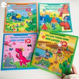  Combo 4 bóc dán thông minh rèn luyện IQ 