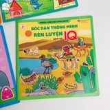  Combo 4 bóc dán thông minh rèn luyện IQ 