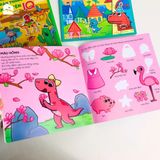  Sách cho bé - Bóc Dán Thông Minh Rèn Luyện IQ - Sách tương tác - Bông Hoa Đỏ BANGSON - Dành cho trẻ 2+( Bán lẻ ) 