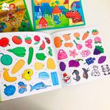  Sách cho bé - Bóc Dán Thông Minh Rèn Luyện IQ - Sách tương tác - Bông Hoa Đỏ BANGSON - Dành cho trẻ 2+( Bán lẻ ) 