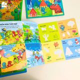  Combo 4 bóc dán thông minh rèn luyện IQ 