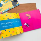  Sách cho bé - Bộ Sách Lật Mở Khám Phá Song Ngữ - Của Ai Thế Nhỉ? - Sách tương tác - Dành cho trẻ 0-4 tuổi 