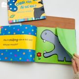 Sách cho bé - Bộ Sách Lật Mở Khám Phá Song Ngữ - Của Ai Thế Nhỉ? - Sách tương tác - Dành cho trẻ 0-4 tuổi 