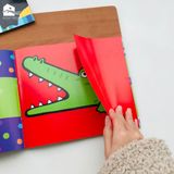  Sách cho bé - Bộ Sách Lật Mở Khám Phá Song Ngữ - Của Ai Thế Nhỉ? - Sách tương tác - Dành cho trẻ 0-4 tuổi 