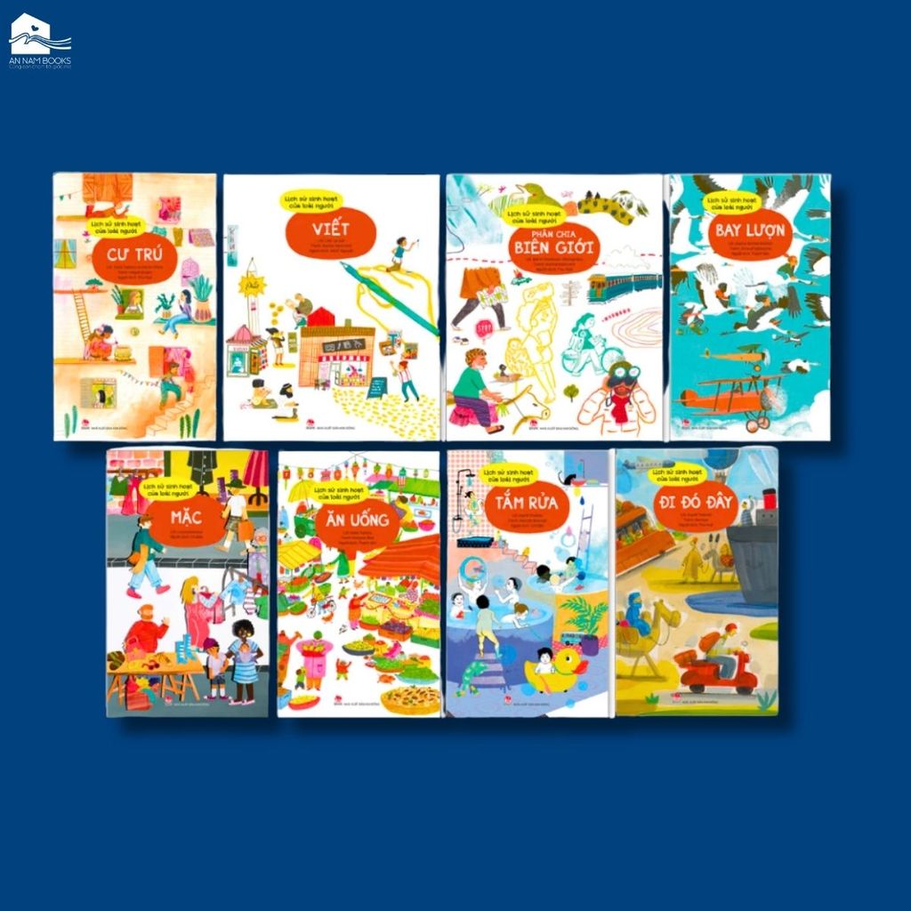  Sách - Lịch Sử Sinh Hoạt Của Loài Người ( Bộ 8 Cuốn ) 