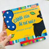  Sách cho bé - Bộ Sách Lật Mở Khám Phá Song Ngữ - Của Ai Thế Nhỉ? - Sách tương tác - Dành cho trẻ 0-4 tuổi 