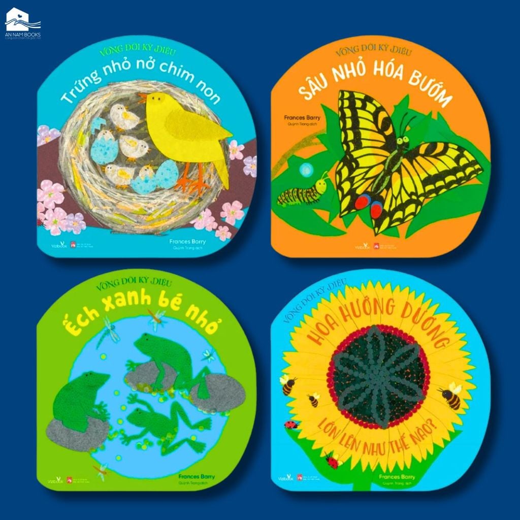  Sách cho bé - Vòng Đời Kỳ Diệu - Sách tranh - Lật mở cánh hoa - Khám phá thiên nhiên (Bán lẻ) 