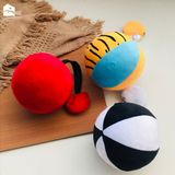  Bóng vải cho bé Xúc Xắc vui nhộn Lalala baby đồ chơi hình khối kích thích thị giác cho trẻ sơ sinh 