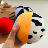  Bóng vải cho bé Xúc Xắc vui nhộn Lalala baby đồ chơi hình khối kích thích thị giác cho trẻ sơ sinh 