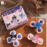  Con quay hồi chuyển đầu ngón tay KOROMI, Đồ chơi quay cốc hút hoạt hình, Đồ chơi Spinner bằng nhựa động vật 