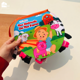  Đồ chơi vải The animals on the farm Lalala Baby đa tương tác lật mở sột soạt thú vị cho trẻ 0 - 5 tuổi 