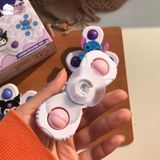  Con quay hồi chuyển đầu ngón tay KOROMI, Đồ chơi quay cốc hút hoạt hình, Đồ chơi Spinner bằng nhựa động vật 