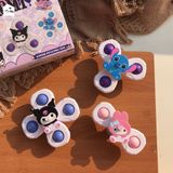  Con quay hồi chuyển đầu ngón tay KOROMI, Đồ chơi quay cốc hút hoạt hình, Đồ chơi Spinner bằng nhựa động vật 