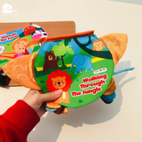  Đồ chơi vải The animals on the farm Lalala Baby đa tương tác lật mở sột soạt thú vị cho trẻ 0 - 5 tuổi 