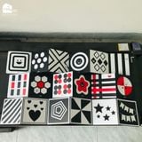  Bộ 6 thẻ dán tường KÍCH THÍCH THỊ GIÁC cho bé sơ sinh Lalala Baby giúp bé phát triển toàn diện (Bán lẻ) 