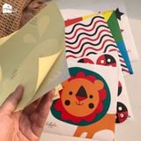  Bộ 6 thẻ dán tường KÍCH THÍCH THỊ GIÁC cho bé sơ sinh Lalala Baby giúp bé phát triển toàn diện 