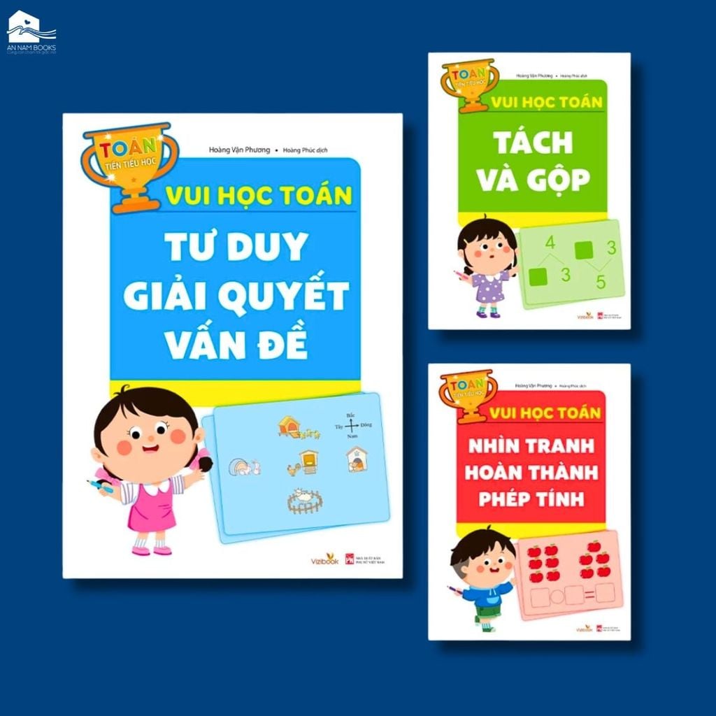  Sách cho bé - Vui Học Toán (Bán lẻ ) - Dành cho trẻ từ 4 tuổi 