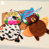  Đồ chơi vải The animals on the farm Lalala Baby đa tương tác lật mở sột soạt thú vị cho trẻ 0 - 5 tuổi 