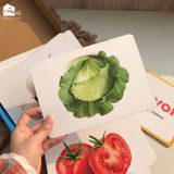  Bộ thẻ học thông minh Flashcard cho bé chuẩn Glenn Doman giáo giục sớm Lalala baby song ngữ Anh Việt 