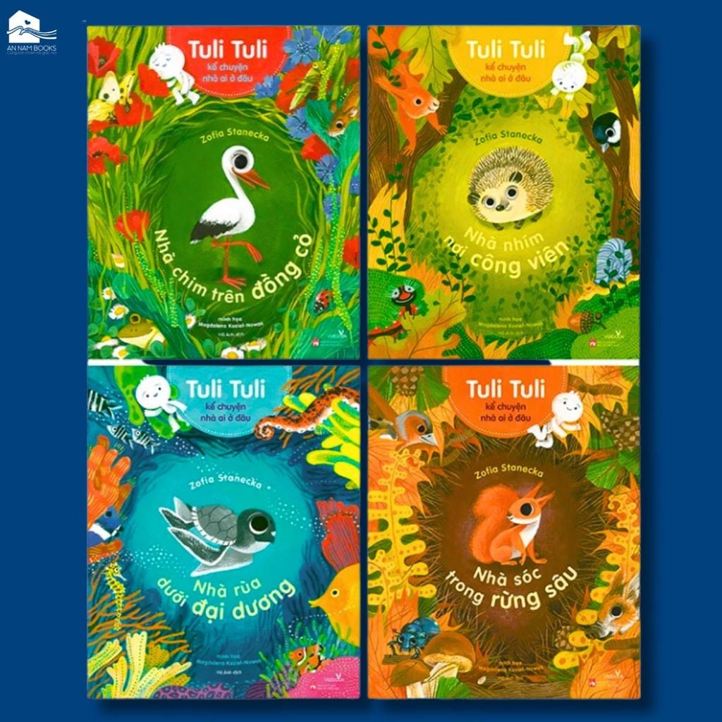  Combo 4 cuốn Tuli Tuli kể cuyện nhà ai ở đâu 