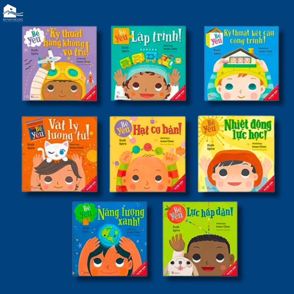  Combo 4 cuốn sách bé yêu khoa học - Sách song ngữ - Bé yêu khoa học vật lý 