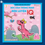  Sách cho bé - Bóc Dán Thông Minh Rèn Luyện IQ - Sách tương tác - Bông Hoa Đỏ BANGSON - Dành cho trẻ 2+( Bán lẻ ) 