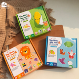  Bộ cắt giấy thủ công đa kĩ năng: cắt, dán, gấp giấy Lalala baby TAY KHÉO NÃO TINH - FINE MOTOR SKILLS 