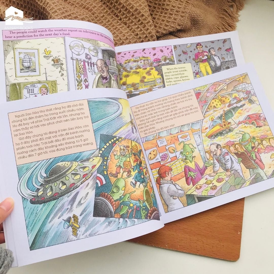  Sách Combo song ngữ Trời nhiêu mây và có thể có thịt viên 2 tập 