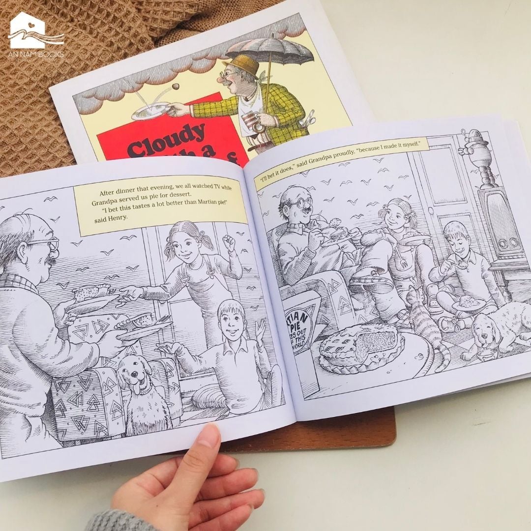  Sách Combo song ngữ Trời nhiêu mây và có thể có thịt viên 2 tập(bán lẻ) 